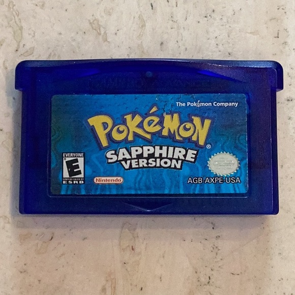 Pokemon Sapphire Version Nintendo Gameboy Advance Game Authentic Game Boy GBA - Picture 1 of 11
